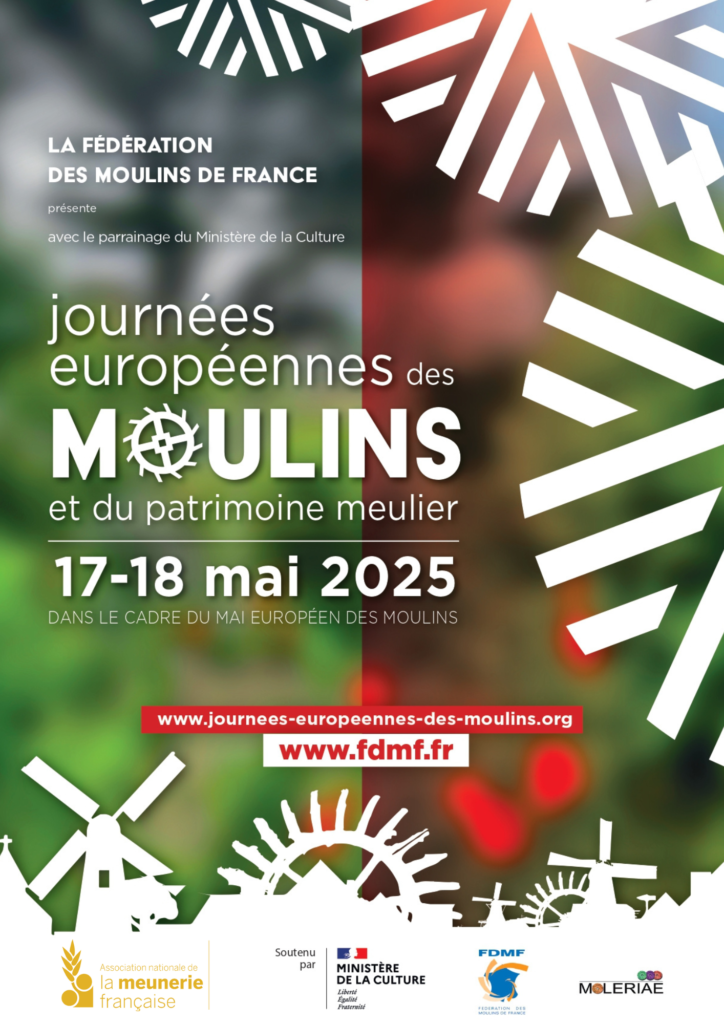 Robin des moulins participe aux Journées européennes des moulins mai 2025